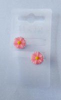 set curlies bloem roze