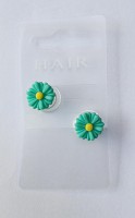 set curlies bloem groen