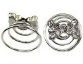 set curlies strikje  strass