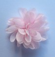 haarclip glitterbloem roze
